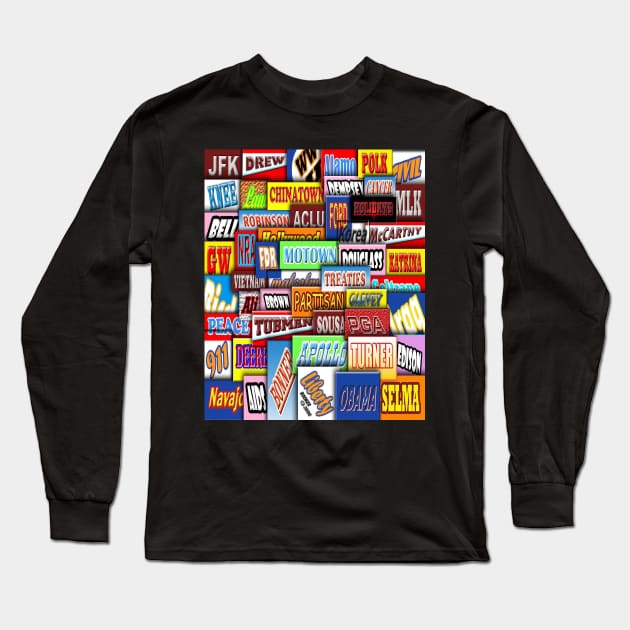 ALL MEN R CREATED EQUAL2 Long Sleeve T-Shirt by BOOKMAKER